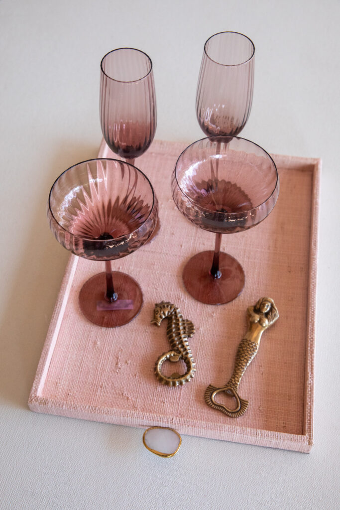 burgundy glasses